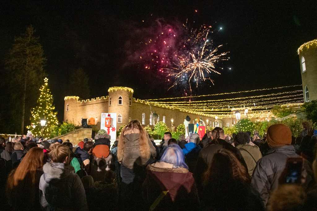 Christmas Light Switch-on Fireworks