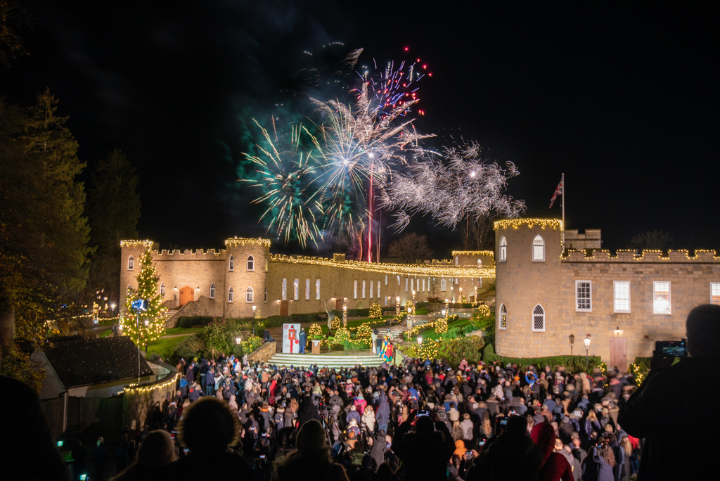 Christmas Light Switch-on Fireworks