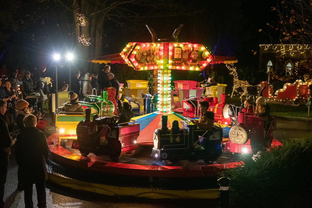 Merry-go-round Train themed